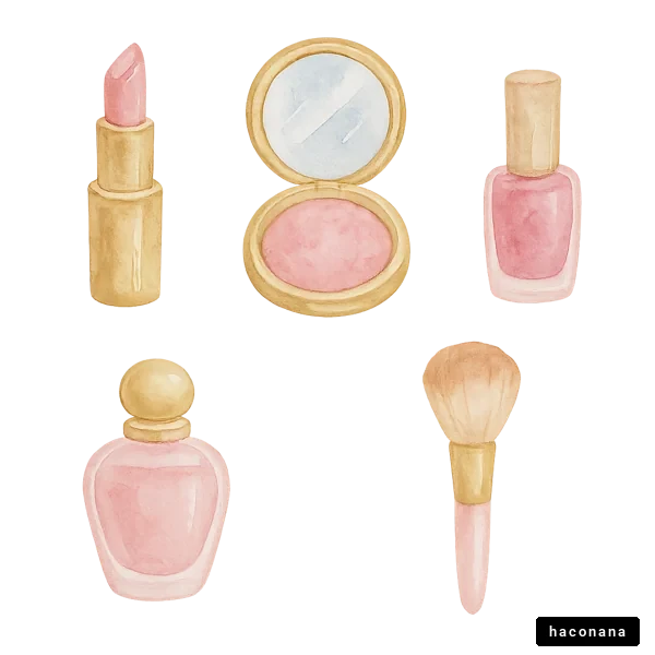 化粧品のイラスト集