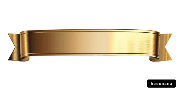 ゴールドのバナー