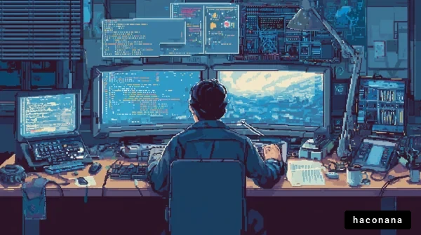 プログラマーの作業風景