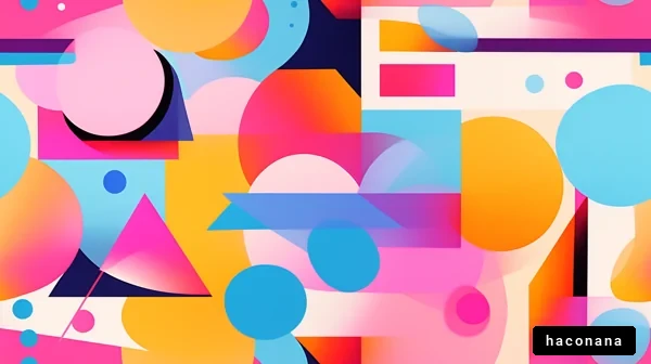 カラフルな抽象模様