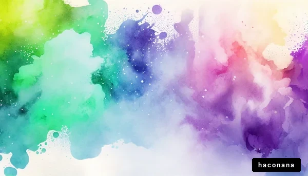 カラフルな水彩の背景