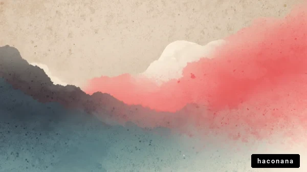 抽象的な風景画