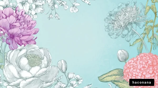 花々の美しいアート