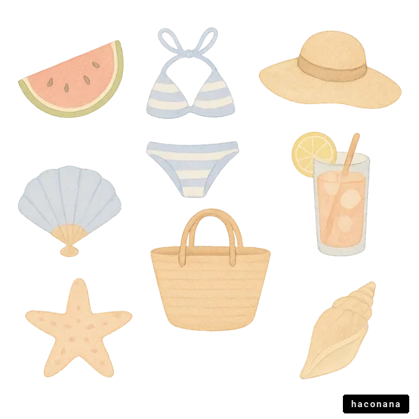 夏のビーチアイテム