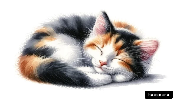 眠る猫の可愛さ