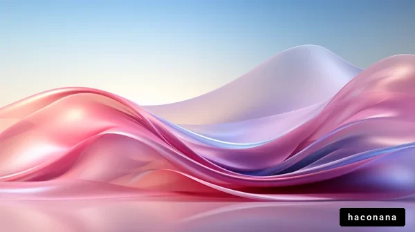 抽象的な曲線の風景