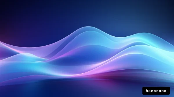 抽象的な波のデザイン