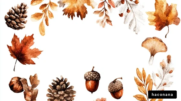 秋の自然の風景