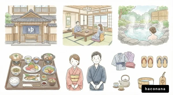 温泉旅館での癒し