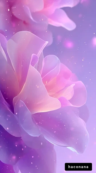 美しい淡い花のアート