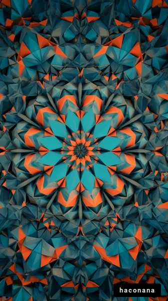 幾何学模様のアート