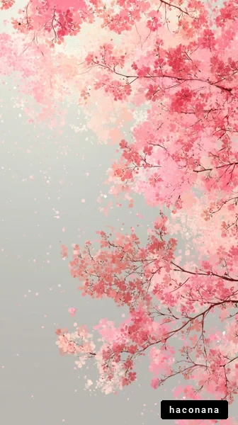 桜の花びらの舞う風景