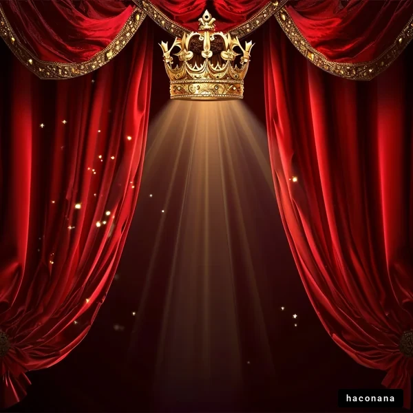 華やかな舞台の幕