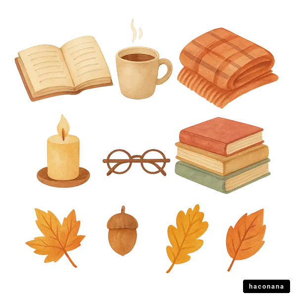 秋の温かい雰囲気を感じる