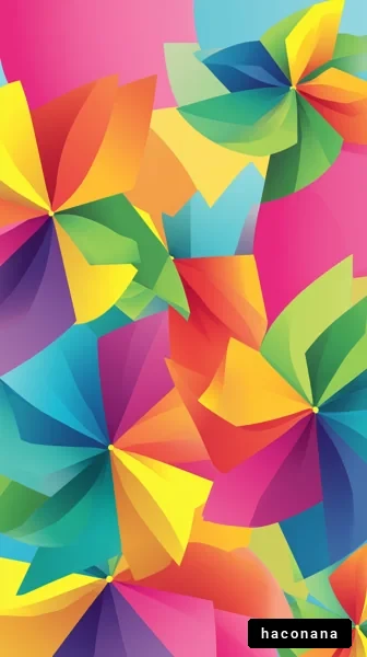 カラフルな抽象模様