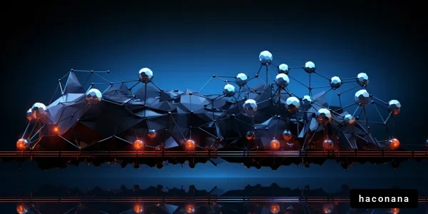 未来的な抽象構造物