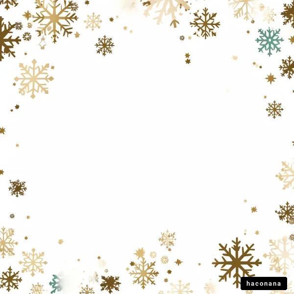 冬の雪の結晶デザイン