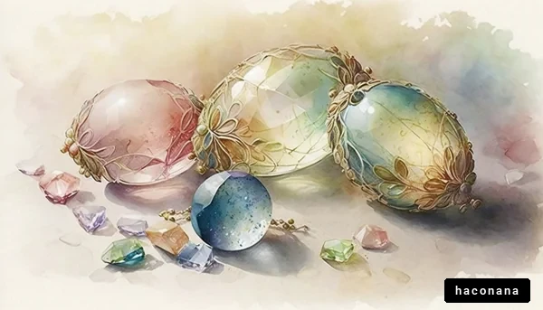 美しい宝石の卵たち