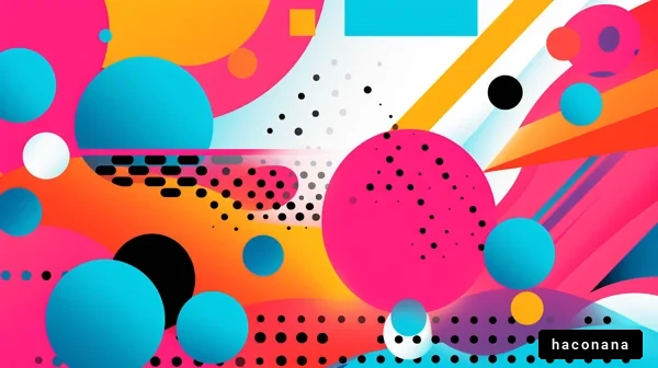 カラフルな幾何学模様