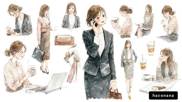 ビジネスウーマンの日常の習慣