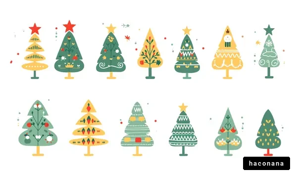 クリスマスツリーのイラスト