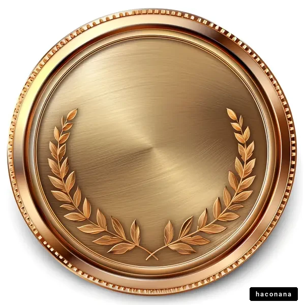 ブロンズメダルのデザイン