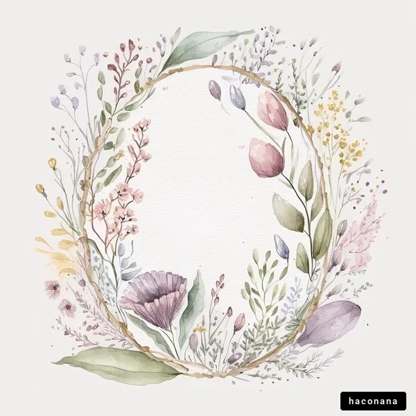 美しい花のフレーム