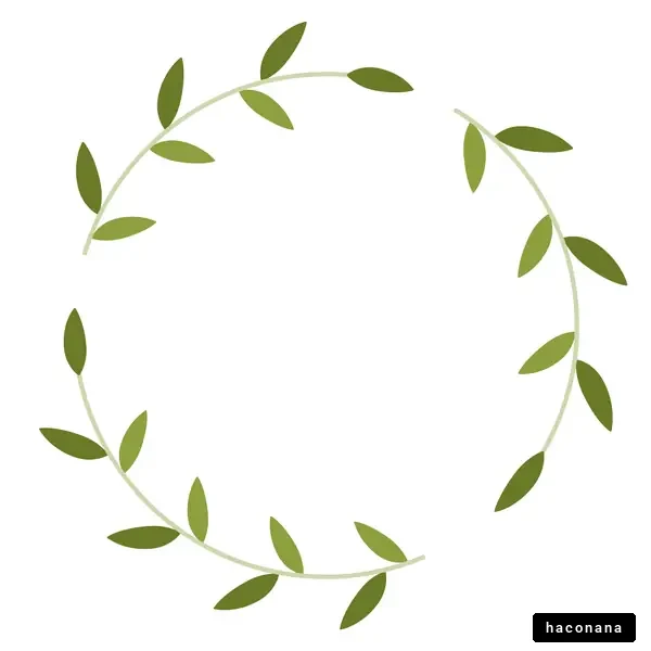 植物の円形デザイン