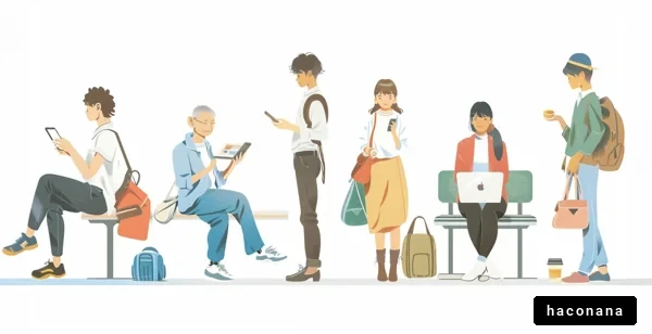 現代の人々の待ち時間