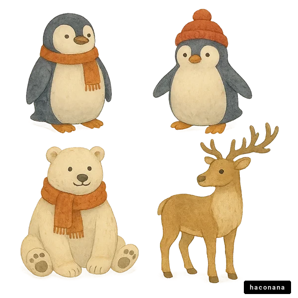 かわいらしい動物たち