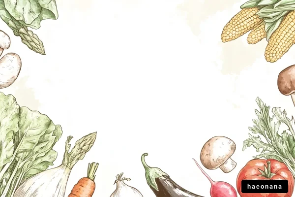 新鮮な野菜の描写