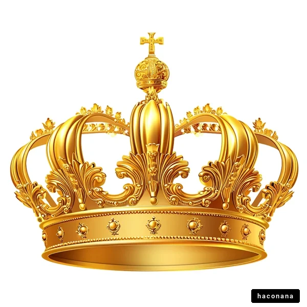 豪華な金の王冠