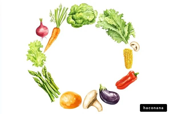 新鮮な野菜のイラスト