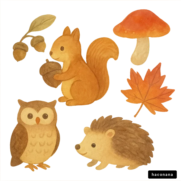 秋の小動物たち