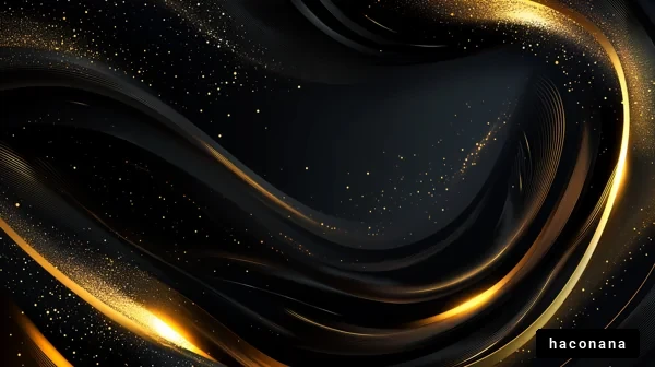 黒と金の抽象背景