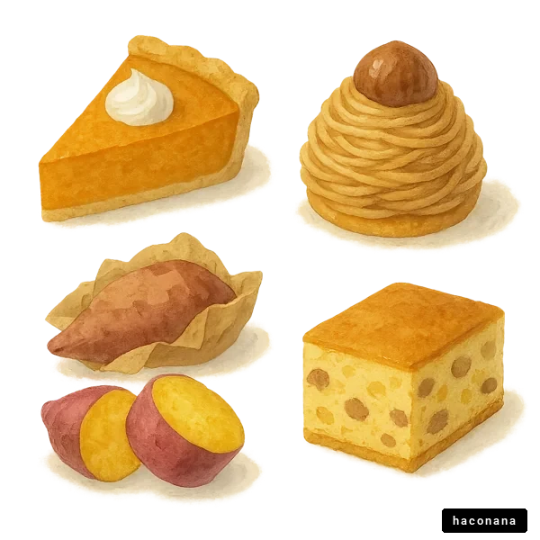 さまざまなお菓子の盛り合わせ