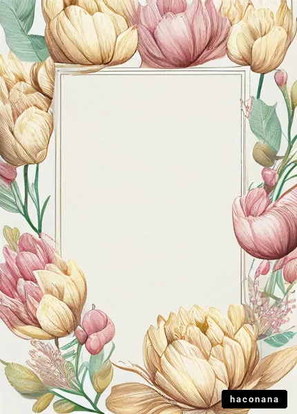 花リースの装飾フレーム