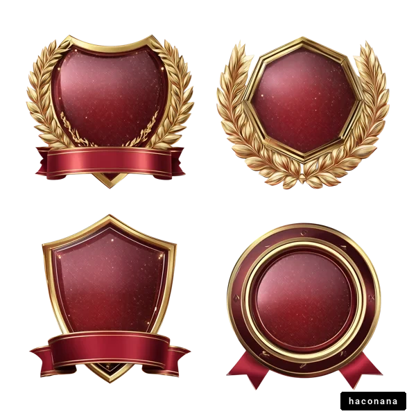 エレガントなマークセット