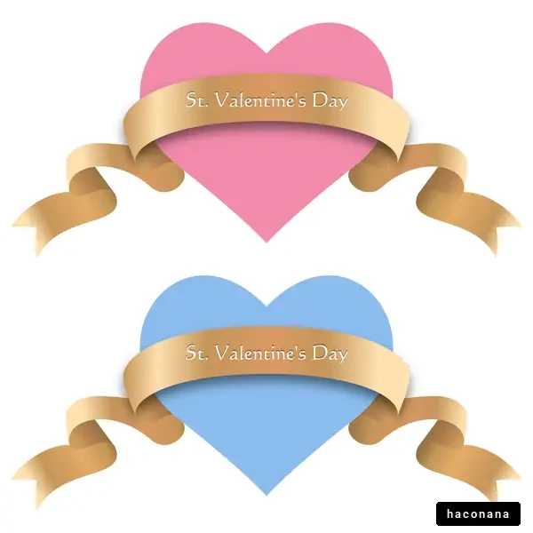 バレンタインデーのハート