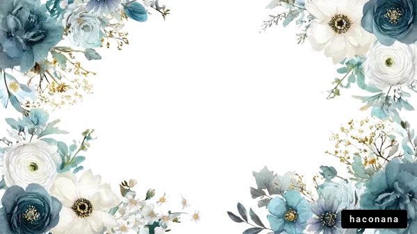 美しい花の装飾フレーム