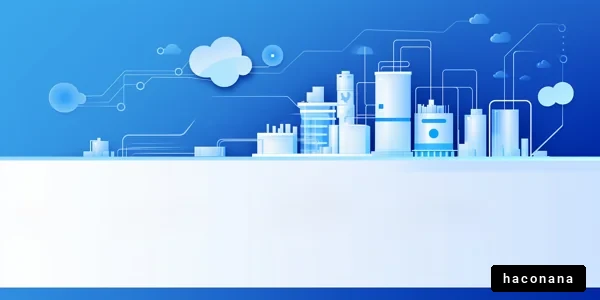 未来的な工業風景