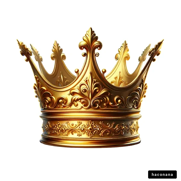 豪華な金の王冠
