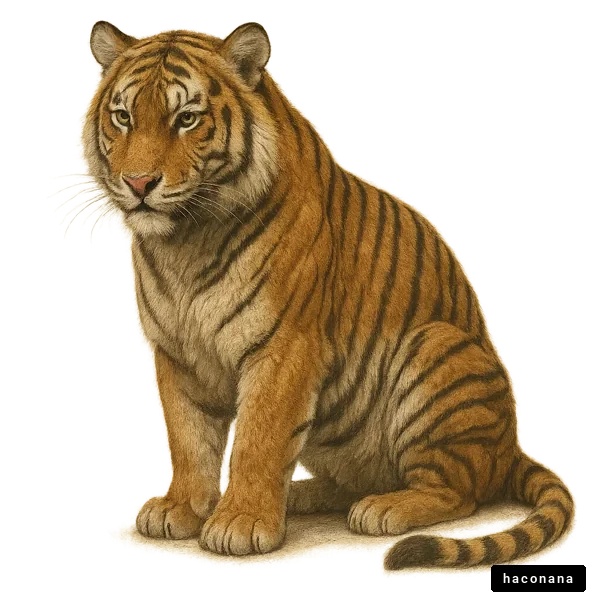威風堂々な虎の姿