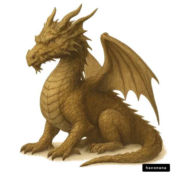 幻想的なドラゴンのイラスト