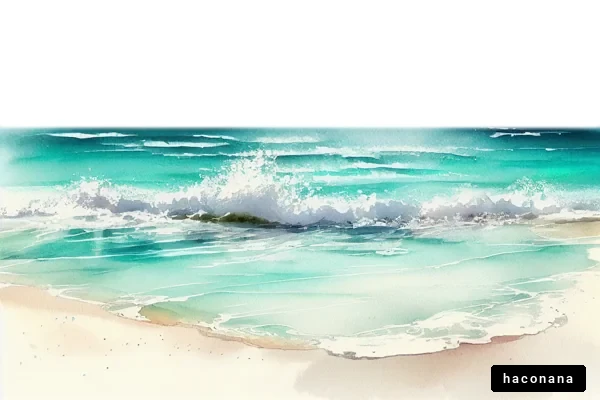 青い海と白い砂浜