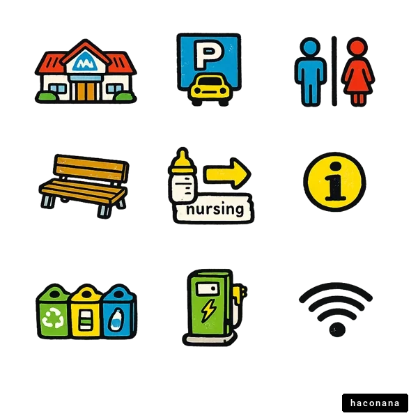 施設案内のアイコン集