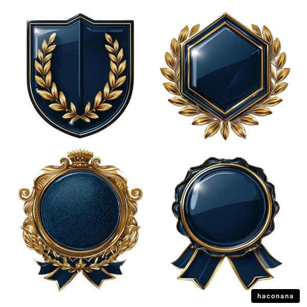 洗練されたエンブレムデザイン