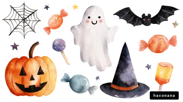 ハロウィンの楽しいイラスト