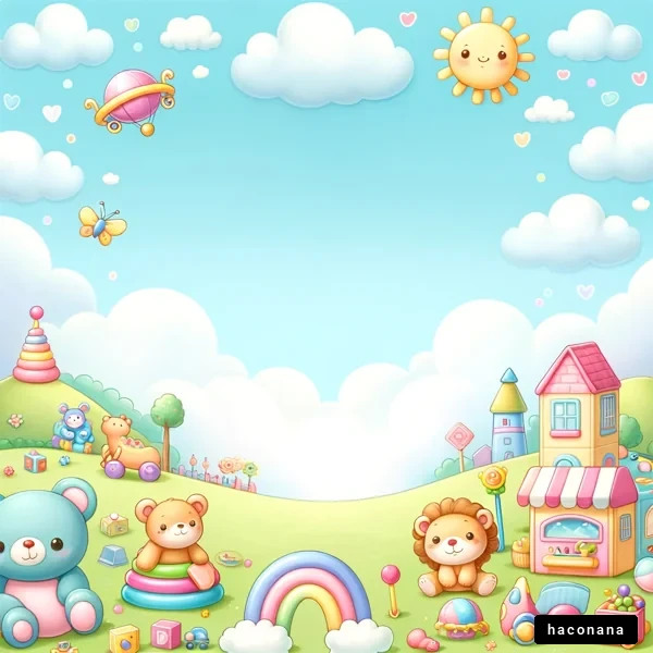 かわいい子供部屋の風景