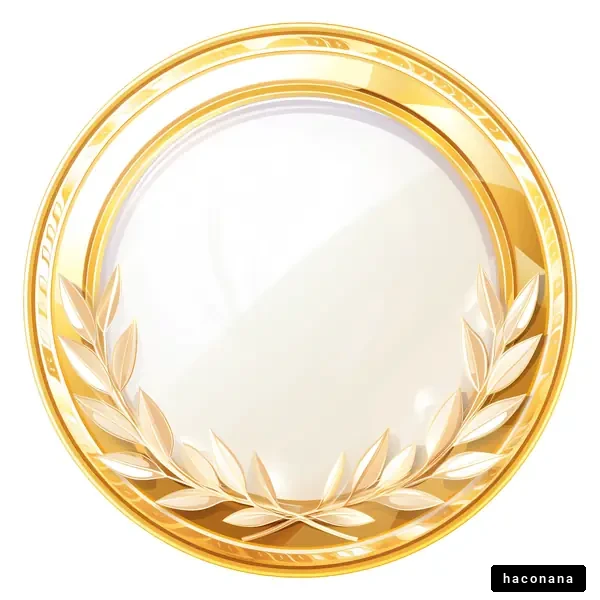 金色のメダルのイラスト